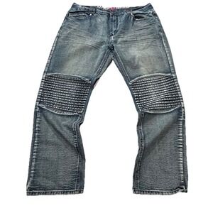 Vintage Y2k Enyce Sean‎ Combs Hip Hop Medium Washed Jeans Size 40